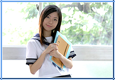 女子高校生夏服